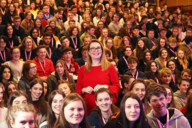 Cabinet Secretary for Education Kirsty Williams at the 2018 Seren Conference